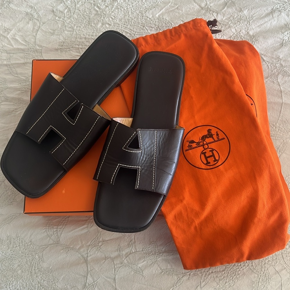 Hermes H sandals in size 42EU